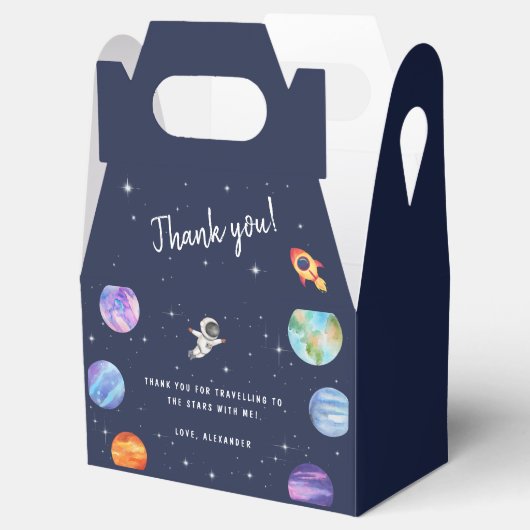 銀河系スターズ宇宙誕生日ありがとう フェイバーボックス (オープン)