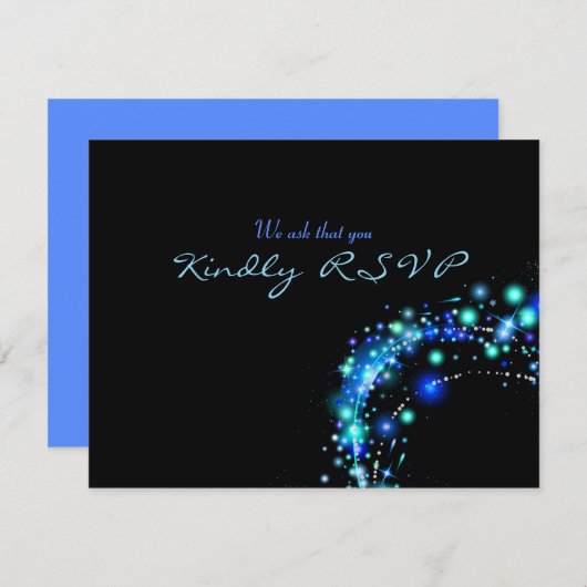 銀河系スターバルミツワー返信カード 出欠カード (正面/裏面)