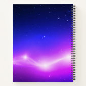 銀河系スターパーソナライズされたズネームSketchbookノートブック ノートブック (裏面)