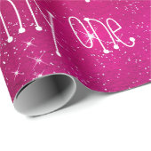 銀河系スターパーソナライズされた誕生日宇宙 ラッピングペーパー (ロールコーナー)