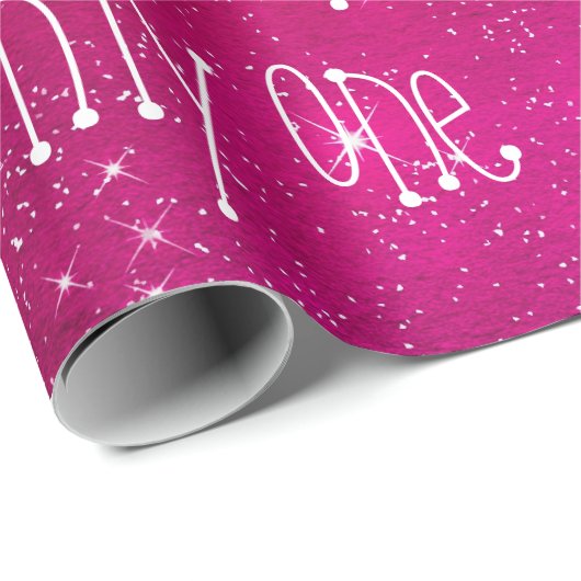 銀河系スターパーソナライズされた誕生日宇宙 ラッピングペーパー (ロールコーナー)