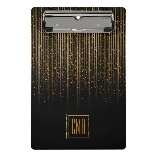 銀河系スターライトとDIYモノグラム ミニクリップボード (正面)