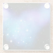 銀河系スターライト宇宙雲 ガラスコースター (裏面)