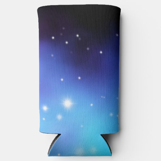 銀河系スターライト宇宙雲 スリム缶クーラー (正面)