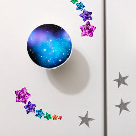 銀河系スターライト宇宙雲 セラミックノブ