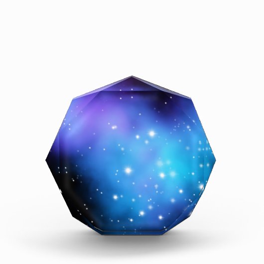 銀河系スターライト宇宙雲 フォトブロック (正面)