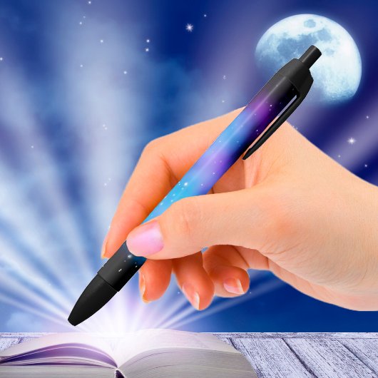 銀河系スターライト宇宙雲 黒ボールペン