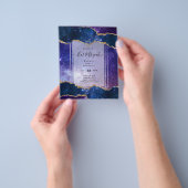 銀河系スターリーナイトバルミツワーアゲート招待状 チラシ (手)