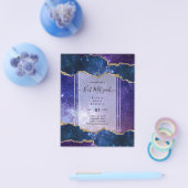 銀河系スターリーナイトバルミツワーアゲート招待状 チラシ (シングル)