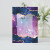 銀河系スターリーナイトバー（ユダヤ教の）バル・ミツバーありがとう サンキューカード (スタンド正面)