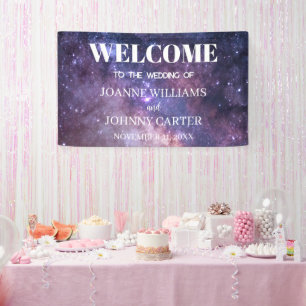 銀河系スターリーナイトユニバースネブ結婚ラ徴候 横断幕