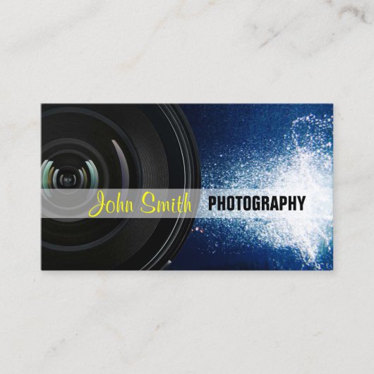 銀河系スター写真用名刺 名刺 (正面)