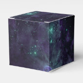 銀河系スター宇宙グリーンネオンパターン フェイバーボックス (正面サイド)