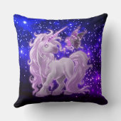 銀河系スパークルピンクユニコーン クッション (裏面)