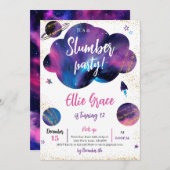 銀河系スランバーパーティー 招待状 (正面/裏面)