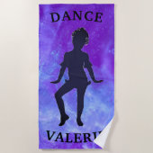 銀河系ダンスビーチタオル ビーチタオル (正面)