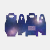 銀河系ダークブルーとパープルスターリーナイト結婚ズ フェイバーボックス (折り畳みなし)