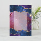 銀河系テンプレート 招待状 (スタンド正面)