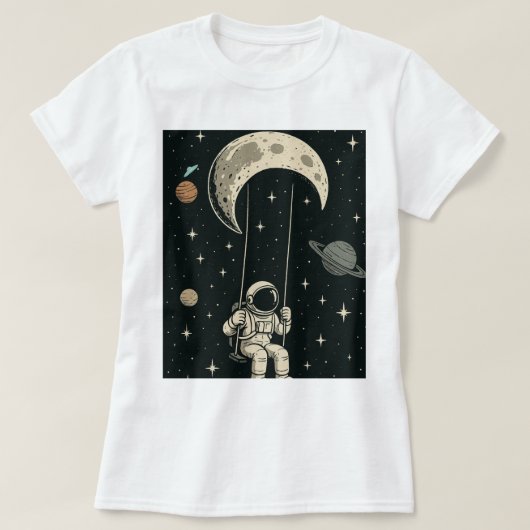 銀河系テーマtシャツ tシャツ (デザイン正面)