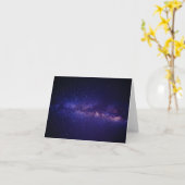 銀河系デザイン カード (黄色い花)