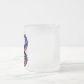 銀河系ドラゴンエナメルマグ、キャンプ飲み物用品、水 フロストグラスマグカップ (中央)