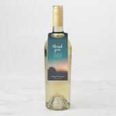 銀河系ナイトスカイスターズマウンテンサンライズ結婚ズ ボトルネックタグ (ボトル)