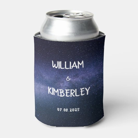 銀河系ネイビーブルースターズコスモス結婚ズ 缶クーラー (缶正面)