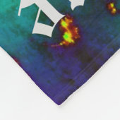 銀河系ネーム日が差すことスーパーノヴァタイ染料 フリースブランケット (角)