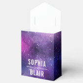 銀河系ハートコンステレ結婚ステレーションパーソナライズされた フェイバーボックス (オープン)