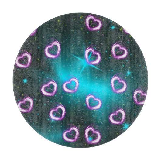 銀河系ハート カッティングボード (正面)