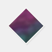 銀河系バースデーパーティーパープルブルースカイ スタンダードカクテルナプキン (角)