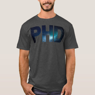 銀河系パターンPhD卒業ギフトマーチ誇りを持ったー Tシャツ