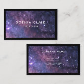 銀河系パーソナライズされたラグジュモダンアリ 名刺 (正面/裏面)