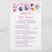 銀河系ピンク金ゴールド宇宙あなたの電話ゲームの内容 (正面)