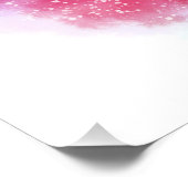 銀河系フェイクウォーターカラーレインボードリームビッグ ポスター (コーナー)