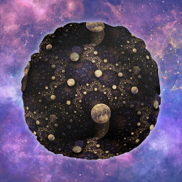 銀河系フラクタル ラウンドクッション