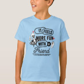 銀河系フレンズ宇宙 | キッズ Tシャツ (正面)