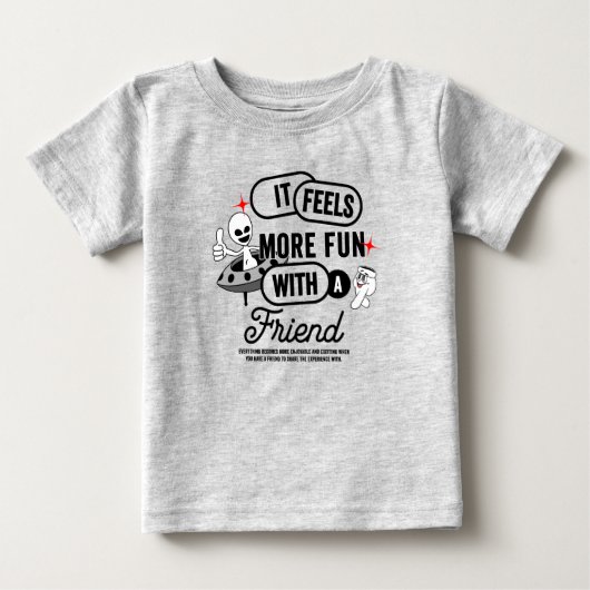 銀河系フレンズ宇宙 | ベビーTシャツ (正面)