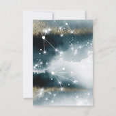 銀河系ブルー結婚ズ詳細宿泊施設 招待状 (裏面)