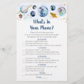 銀河系ブルー金ゴールド宇宙あなたの電話ゲームの内容 (正面)