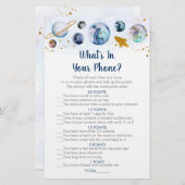 銀河系ブルー金ゴールド宇宙あなたの電話ゲームの内容 (正面/裏面)