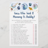 銀河系ブルー金ゴールド宇宙推測誰がItゲームを言った (正面)