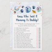 銀河系ブルー金ゴールド宇宙推測誰がItゲームを言った (正面/裏面)