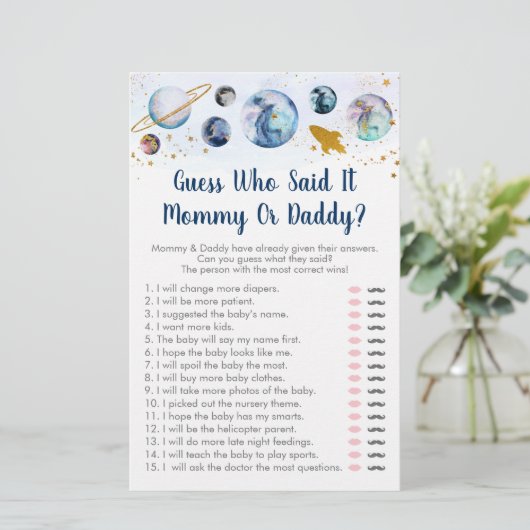 銀河系ブルー金ゴールド宇宙推測誰がItゲームを言った (スタンド正面)