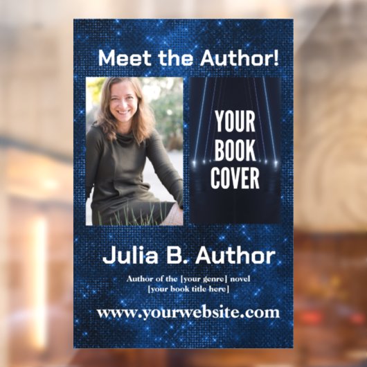 銀河系ブルーSci-Fi作家イベントブックの署名 ウィンドウサイン (シート2)