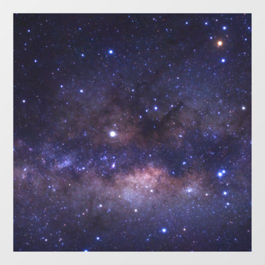 銀河系プラネットレッドブルーカラフル宇宙スターズインスカイ ウィンドウサイン (シート)