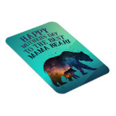 銀河系プリントマママベアカスタマイズ可能な母の日 マグネット (右側)