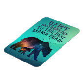 銀河系プリントマママベアカスタマイズ可能な母の日 マグネット (左側)