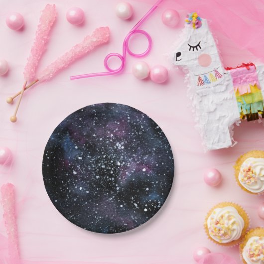 銀河系プレート銀河系誕生会プレート ペーパープレート (パーティー)