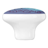 銀河系ホース&ハート セラミックノブ (側面)